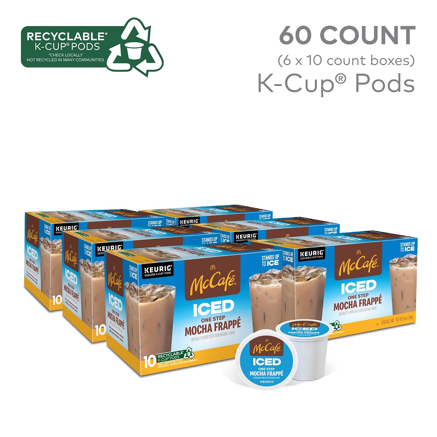 Detalle 2 de McCafé Iced Coffee K-Cup Pods, 60 Count