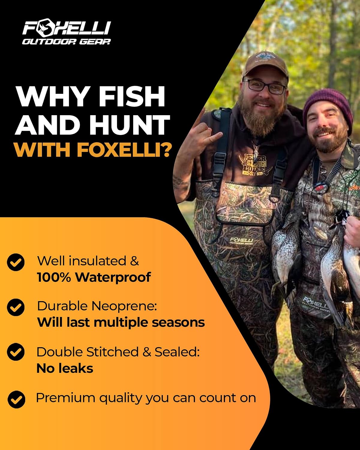 Detalle de Foxelli Chest Waders 4mm Neoprene