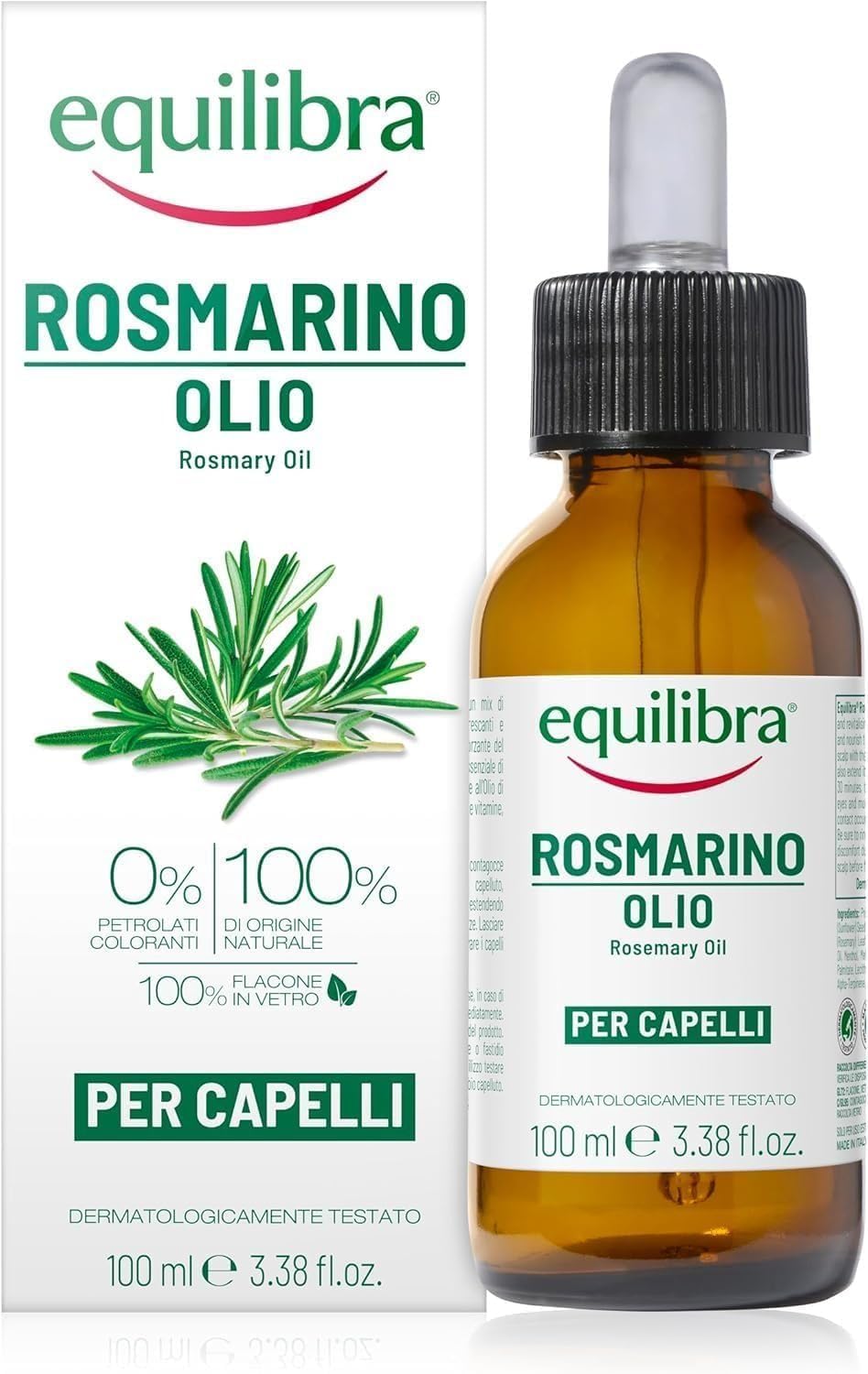 Detalle de Equilibra Olio di Rosmarino per capelli 100 ml
