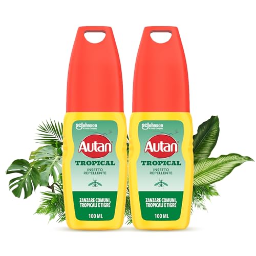 Detalle de Autan Tropical Vapo Bipacco: spray repellente Antizanzare 2 x 100 ml