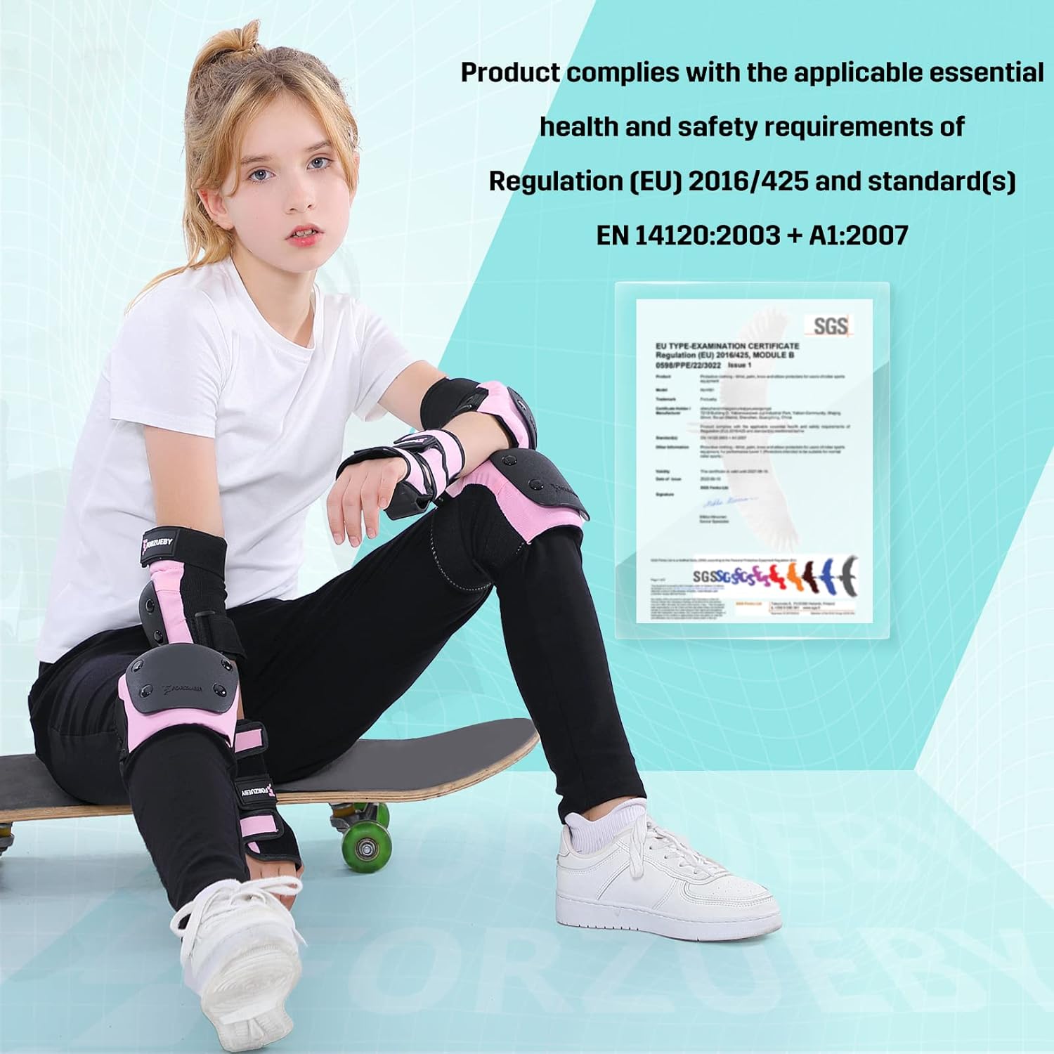 Thumbnail 4 de Forzueby 6-in-1 Knee, Elbow, and Wrist Guard Protective Gear Set