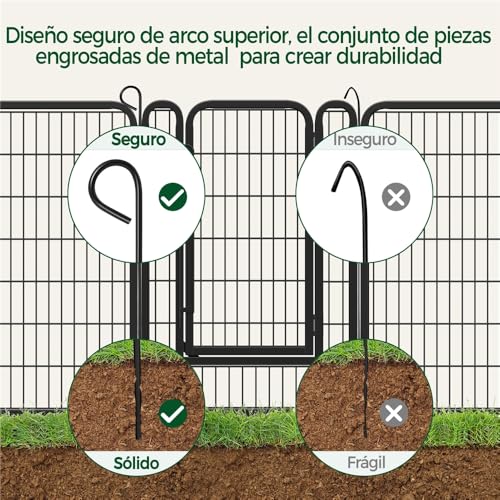 Thumbnail 6 de Yaheetech Parc pour chien 68 x 100 cm