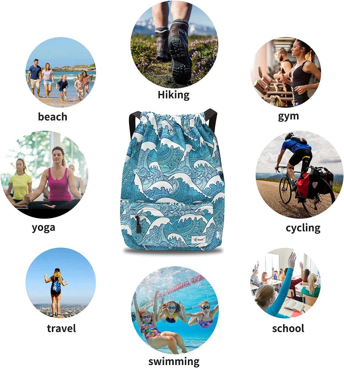 Detalle 2 de Risefit Waterproof Swimming Bag 1L