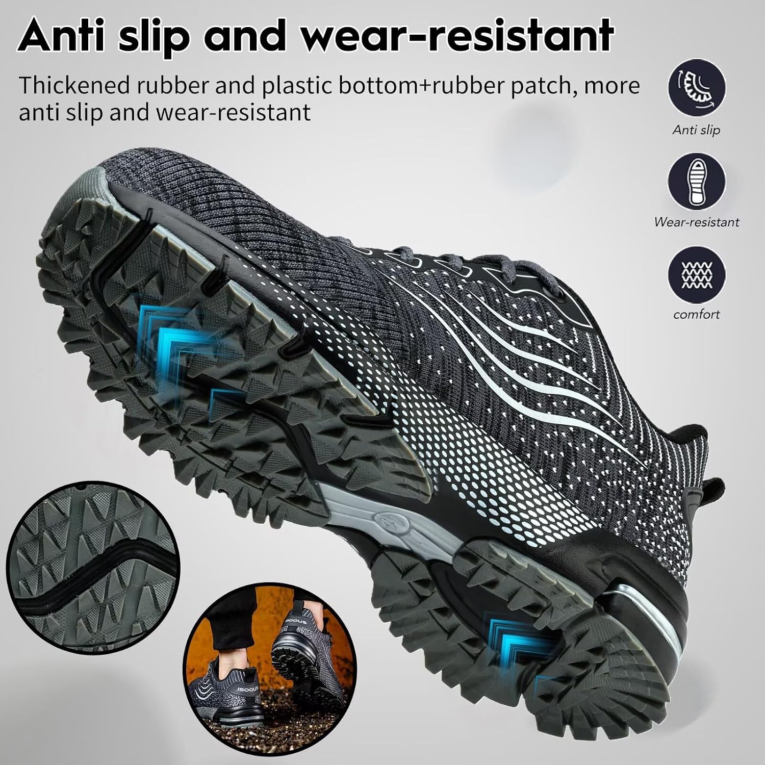 Detalle 1 de Scarpe antinfortunistiche con punta in acciaio