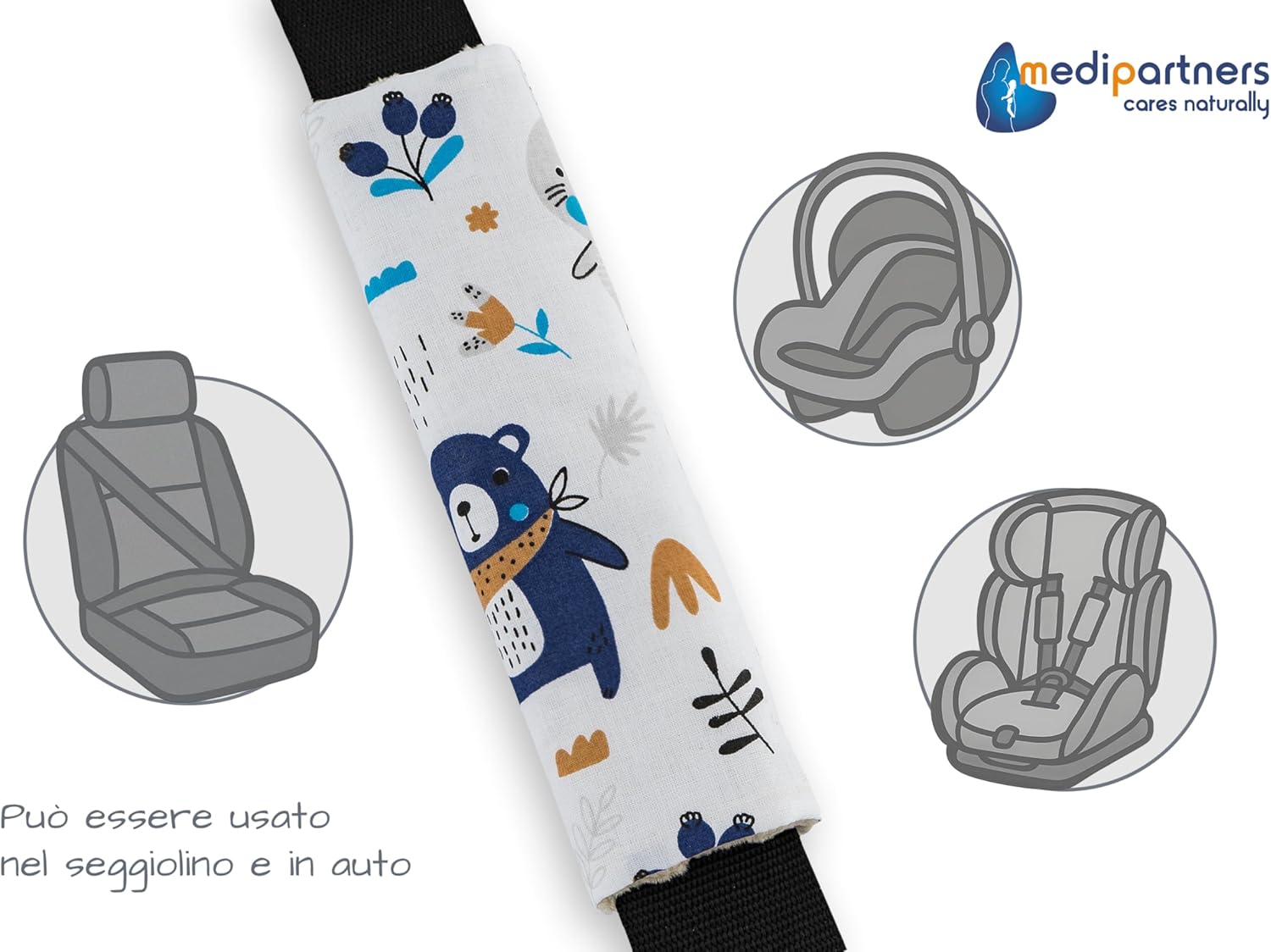 Thumbnail 3 de Medi Partners copri cintura sicurezza auto 17x22