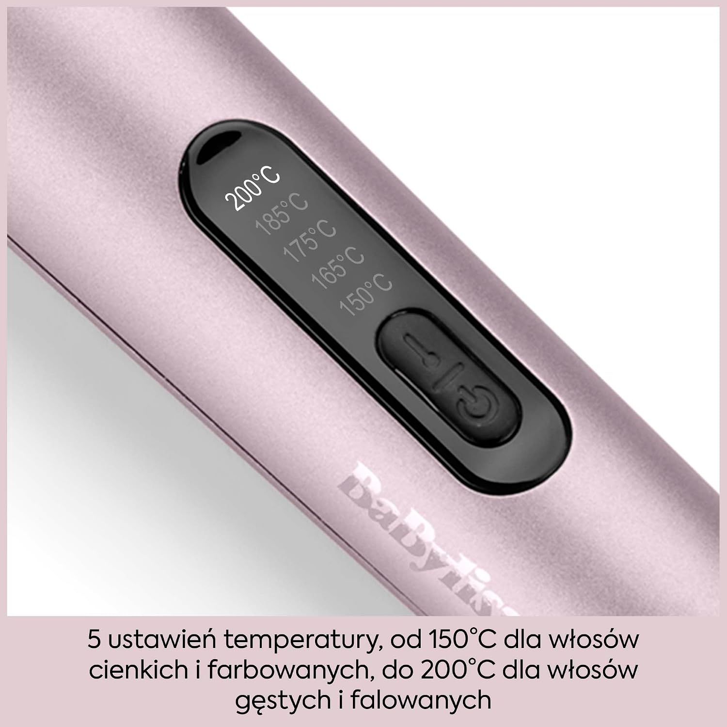 Detalle de BaByliss HSB500E Smooth Hot Brush – szczotka obrotowa 42 mm z jonizacją