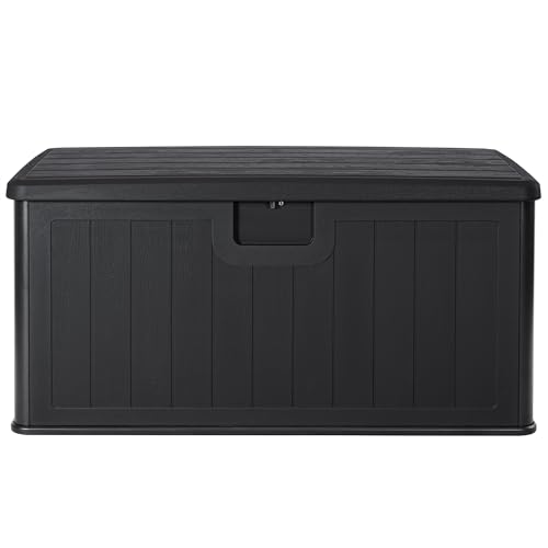 Thumbnail 8 de Baúl exterior de resina impermeable 450L de T-LOVENDO.ES | Arcón de jardín resistente