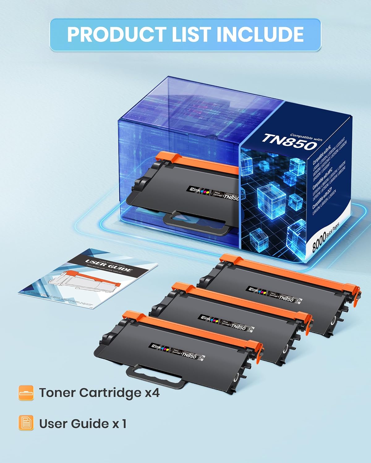 Detalle 2 de E-Z Ink toner cartridge TN850