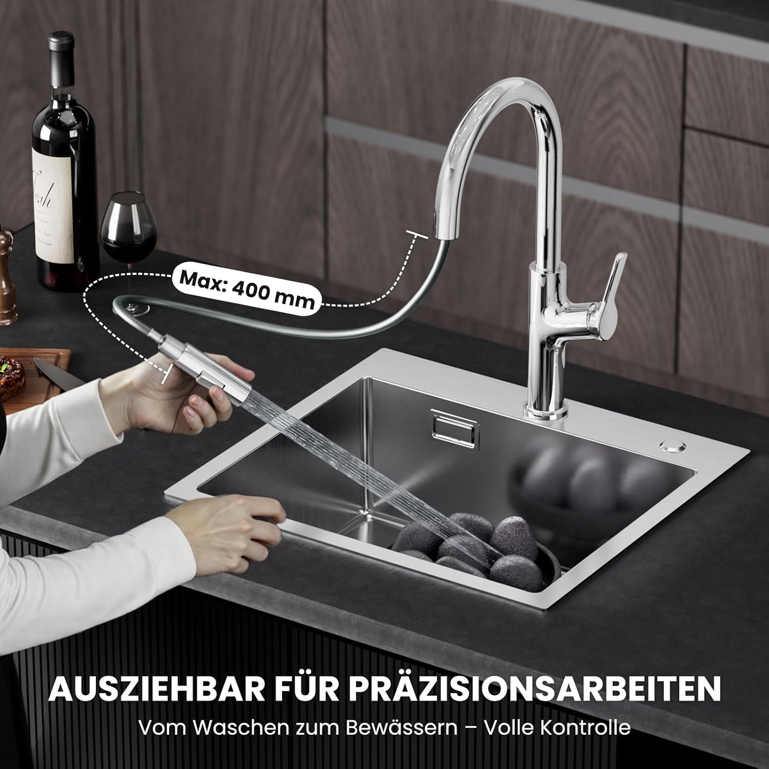 Thumbnail 2 de CECIPA Robinet cuisine Pivotant 360° chrome