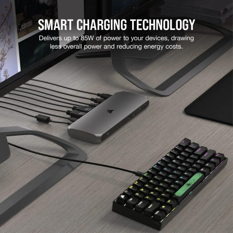 Thumbnail 2 de Corsair TBT100 DP Docking Station Thunderbolt 3 con DisplayPort