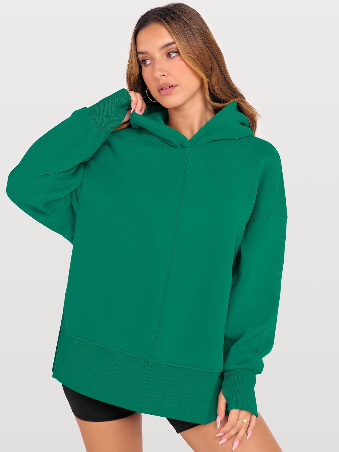 Detalle 2 de ANRABESS Oversized Hooded Sweatshirt 2026
