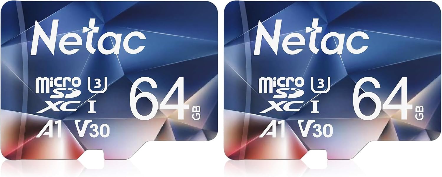 Detalle 1 de Netac 128GB Micro SD U3 A1 V30 4K – Scheda di Memoria MicroSDXC ad alta velocità per smartphone, Camere e Switch