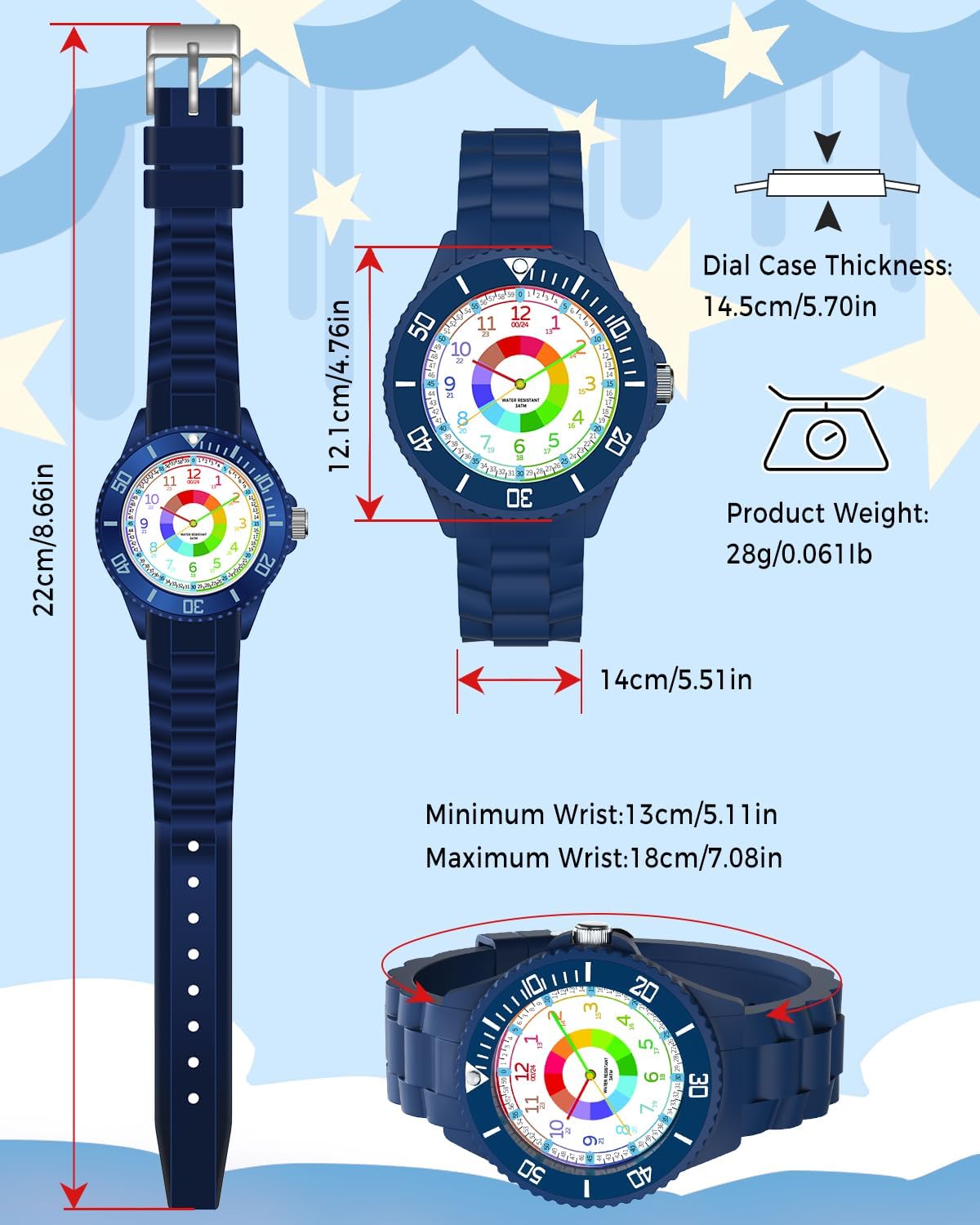 Detalle 1 de WeaxiTex montre enfant 30 jours