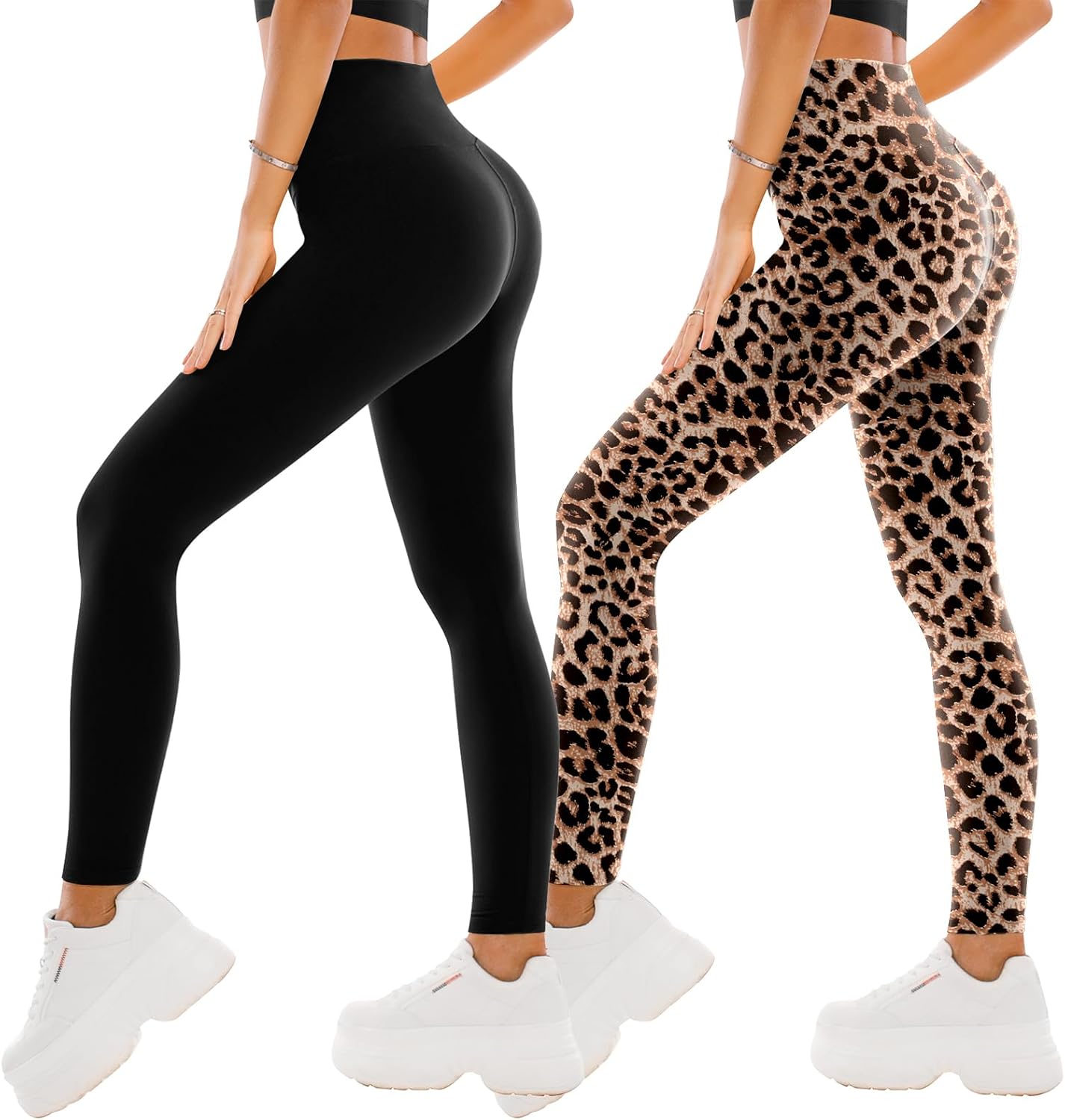 Thumbnail 6 de SINOPHANT 2 Leggings vita alta 2 pezzi