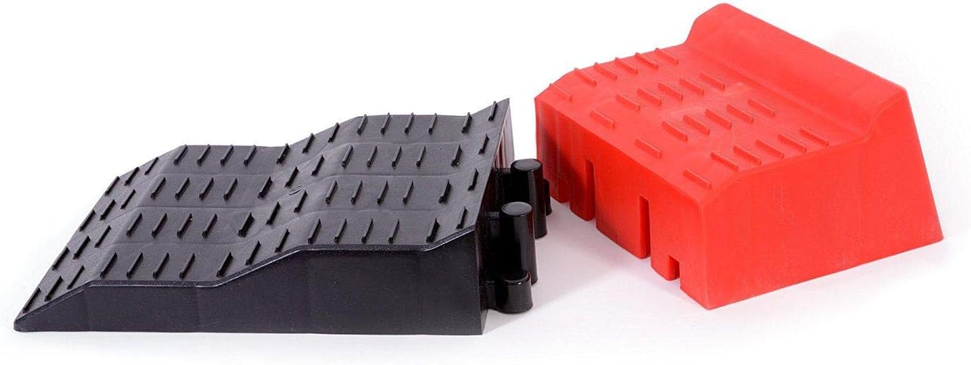 Thumbnail 1 de KATSU Caravan Leveling Ramps (Set of 2), 4 Ton Capacity, 3-Step Plastic Levellers