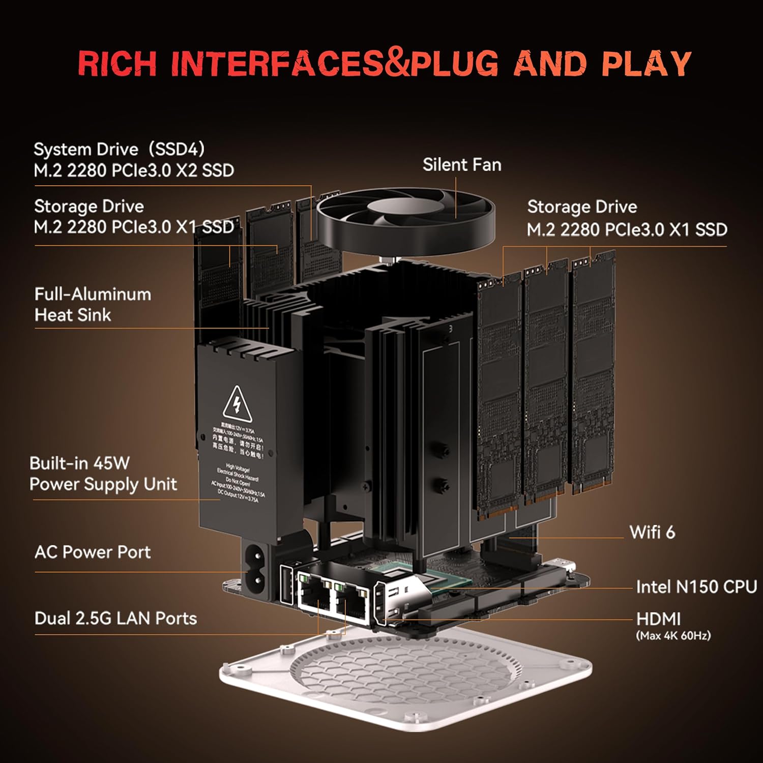 Thumbnail 6 de Beelink ME N150 12GB mini PC