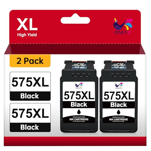 Detalle de ONLYU 575XL PG-575 XL Cartucce compatibili per Canon 575XL Nero