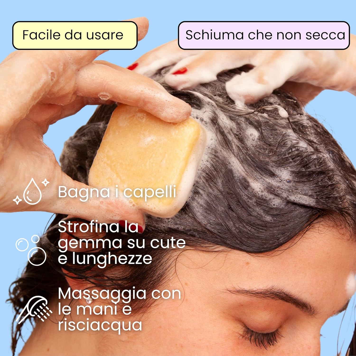 Thumbnail 1 de Enooso Shampoo Solido Lenitivo Naturale per Cute Sensibile – 130 g