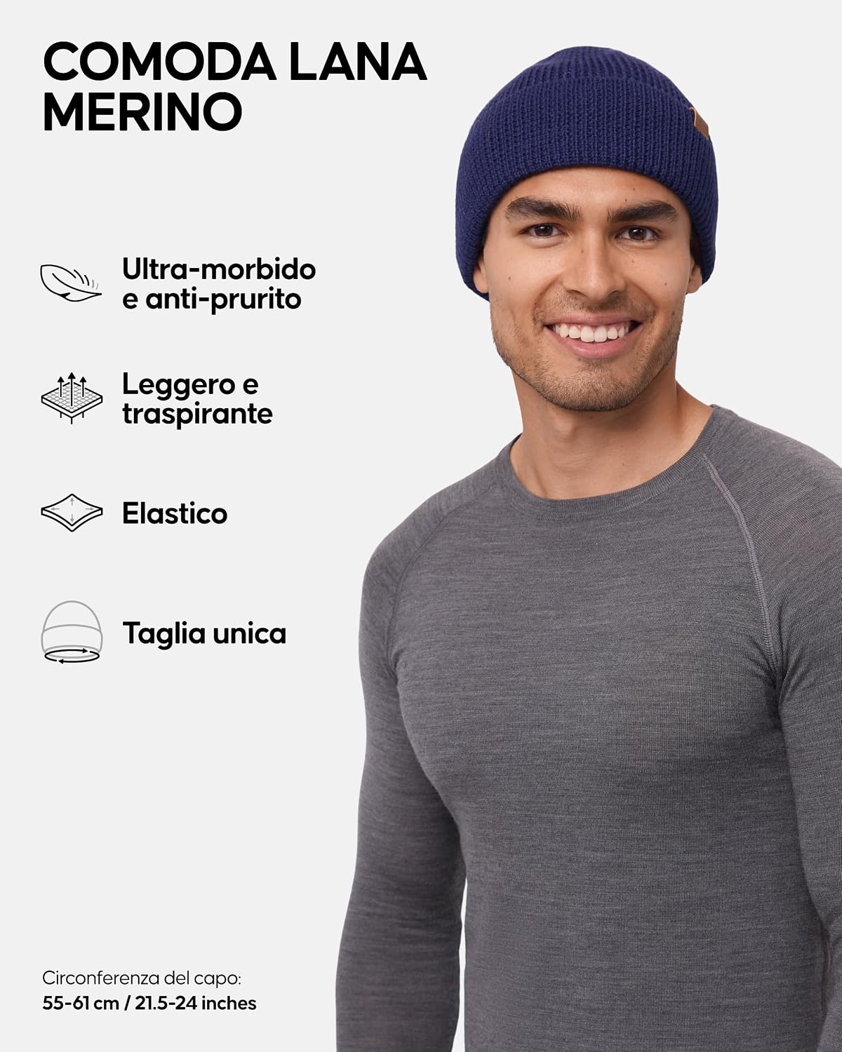 Detalle 2 de DANISH ENDURANCE Cappello Lana Merino