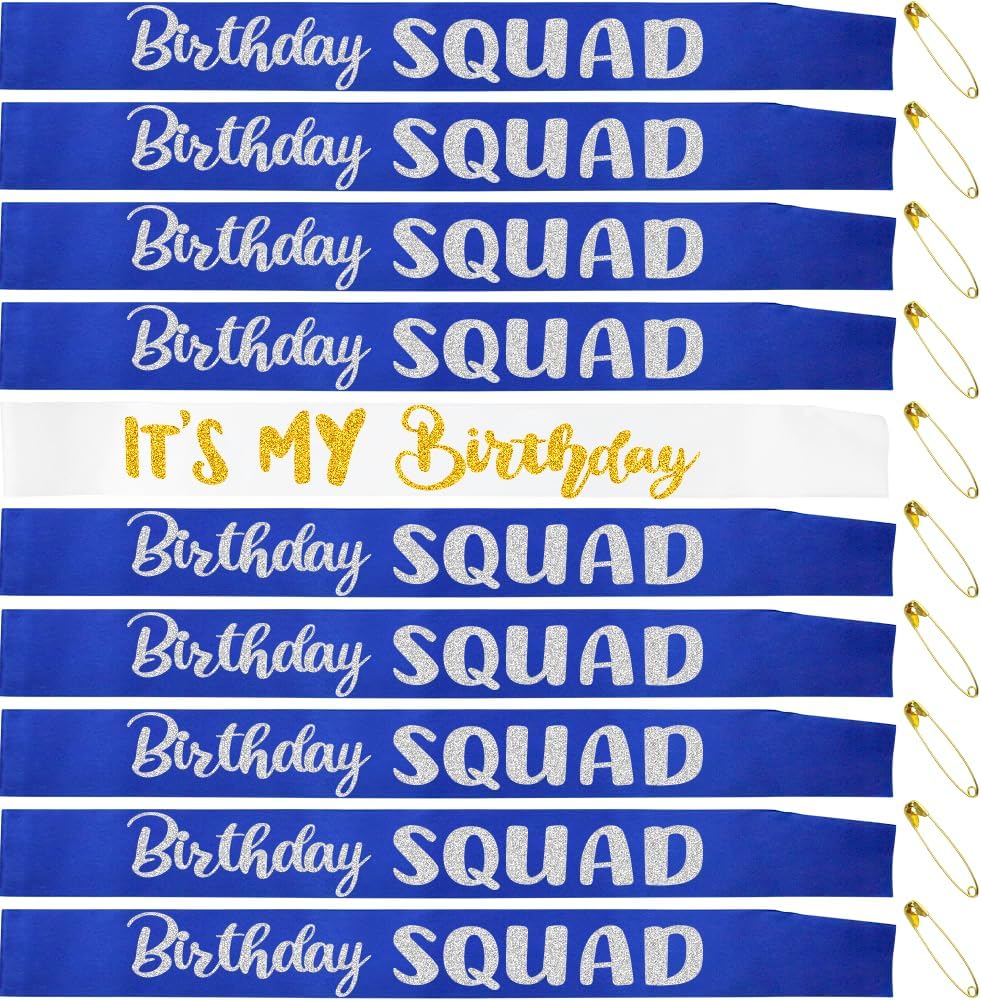 Detalle de Conggluuo Satin Birthday Sash Set