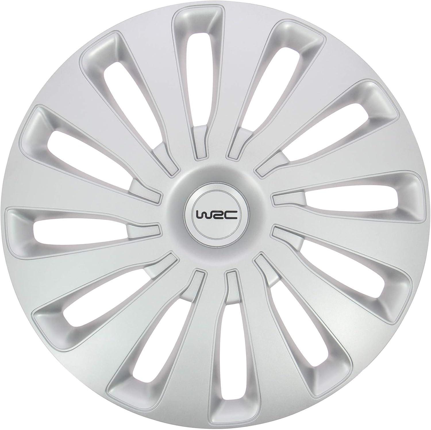 Thumbnail 6 de WRC 007598 – 4 Enjoliveurs 15" Turbo Bicolore Argent et Noir