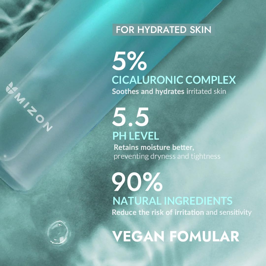 Detalle 2 de MIZON Tónico facial Cicaluronic Toner 💧