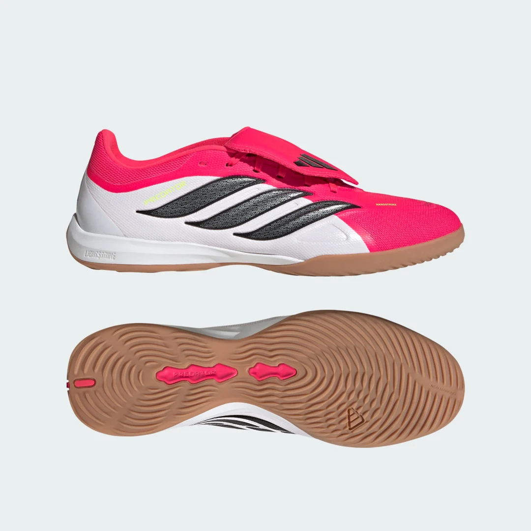 Imagen de Adidas Predator League Indoor: Zapatilla de fútbol con lengüeta plegable en rojo en OfertitasTOP