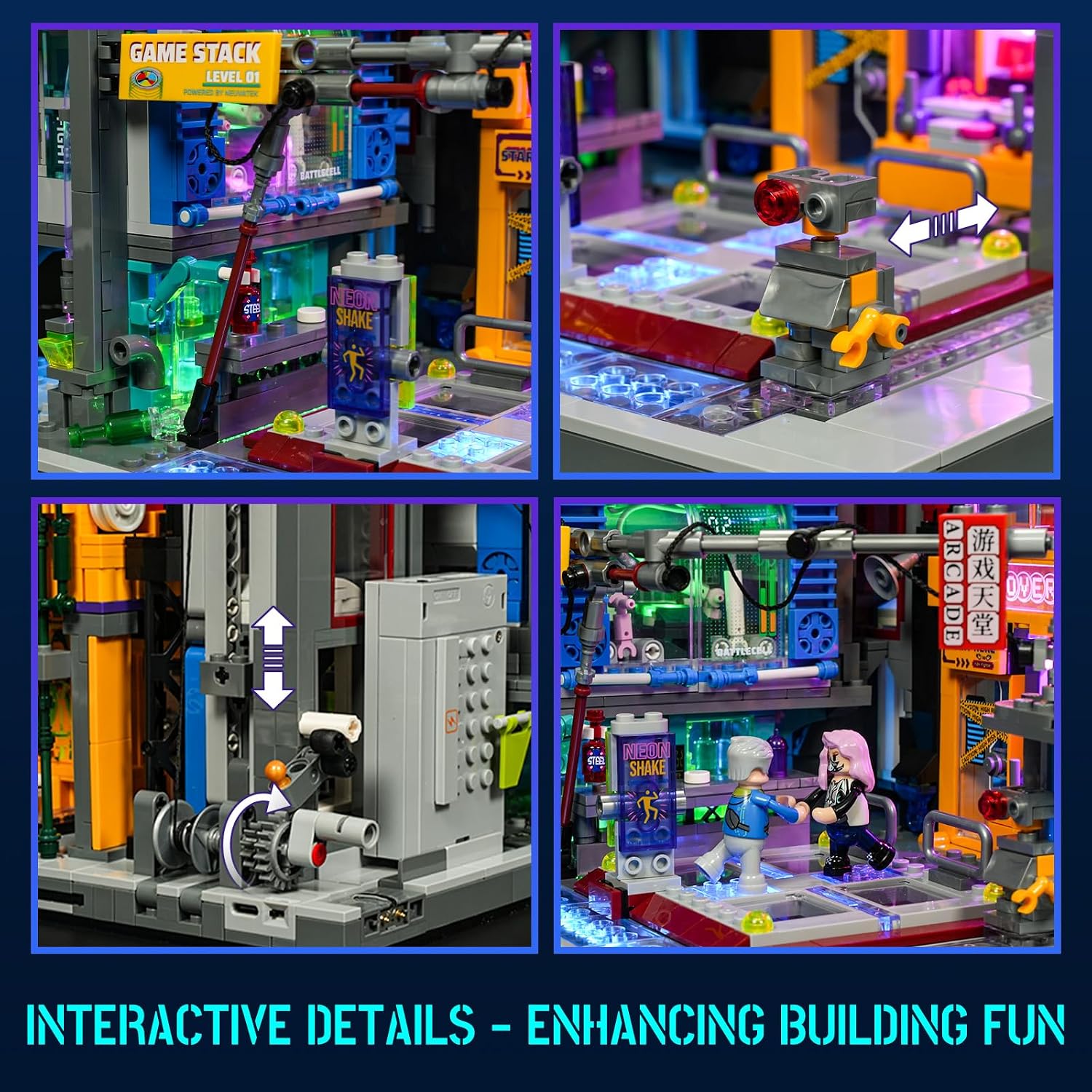 Thumbnail 4 de Lumibricks Cyberpunk Game Stack