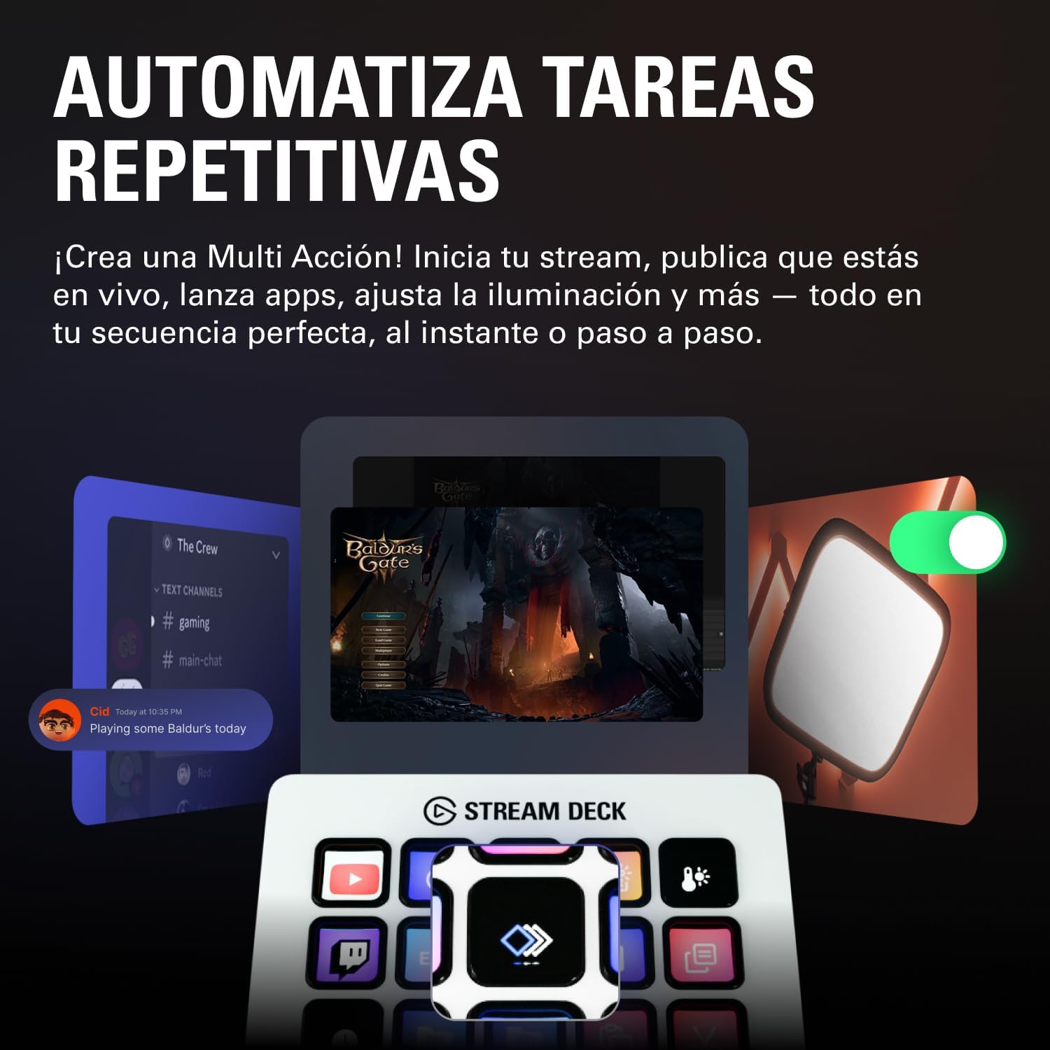 Thumbnail 4 de Elgato Stream Deck MK2 White 15 teclas