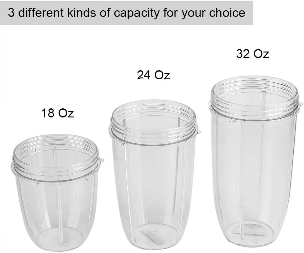 Thumbnail 6 de Fdit 8541988715 24 oz Replacement Juicer Cup for 900W Blenders