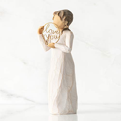 Thumbnail 4 de Willow Tree Figura niño con cartel Love you Home Deco Enesco 🏠