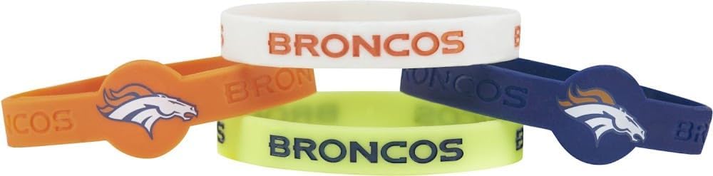 Thumbnail 6 de NFL Silicone Bracelets 4-Pack — Team-Logo Wrist Bands in Team Colors