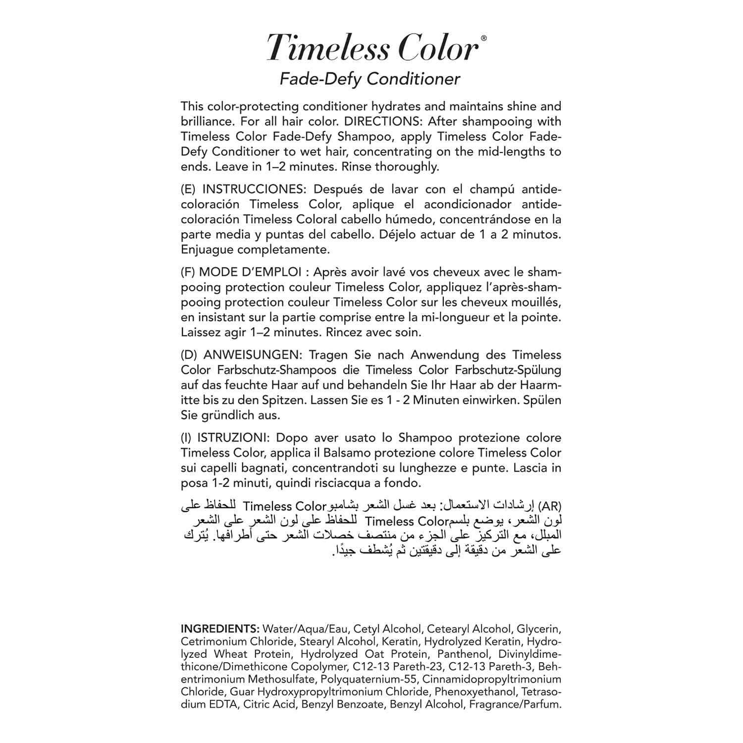Detalle 2 de Keratin Complex Timeless Color Fade-Defy Conditioner ๐โ