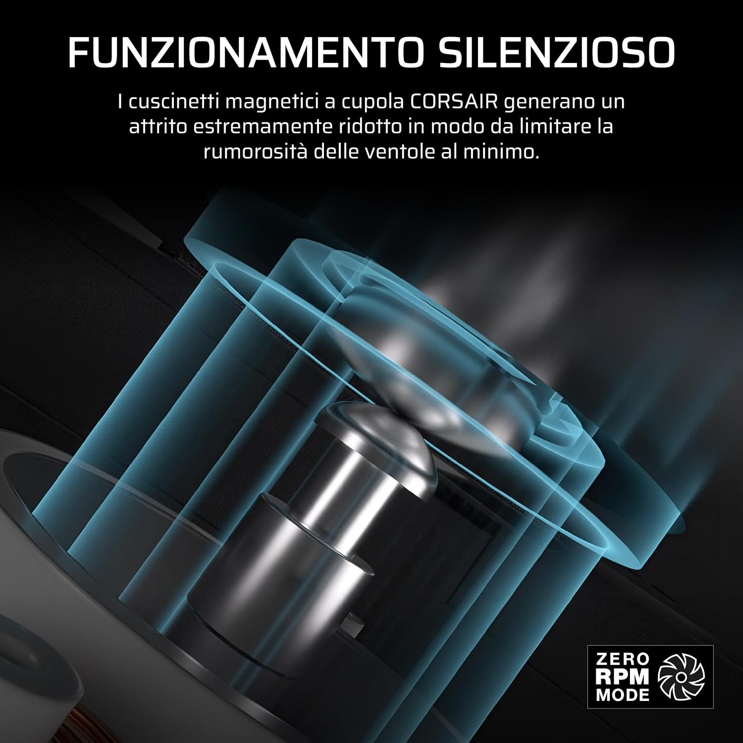 Detalle de Corsair NAUTILUS 360 RS LCD: dissipatore a liquido AIO da 360 mm con schermo LCD IPS da 2,1