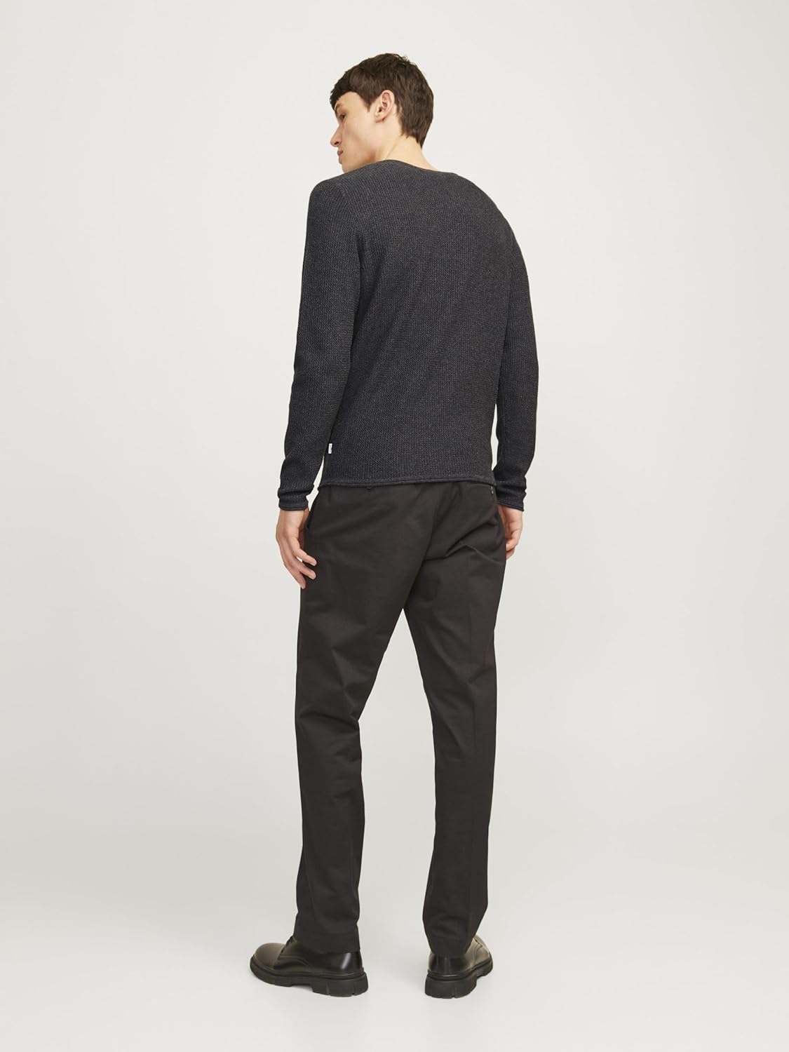 Detalle de Jack & Jones Pullover in maglia con lavorazione plain e taglio regolare