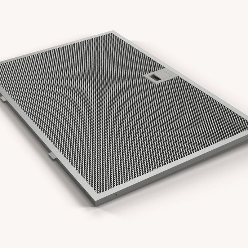 Detalle 2 de Balay 3BC587GB, campana decorativa inclinada de cristal blanco de 80 cm