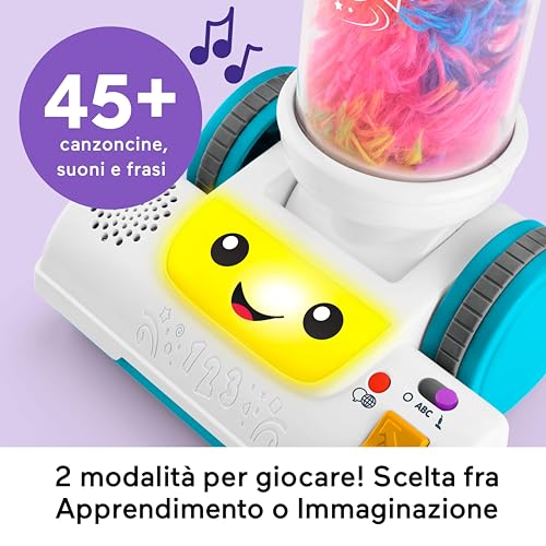 Detalle de Fisher-Price Ridi e Impara Aspirapolvere 2 in 1 per Bambini – multilingue