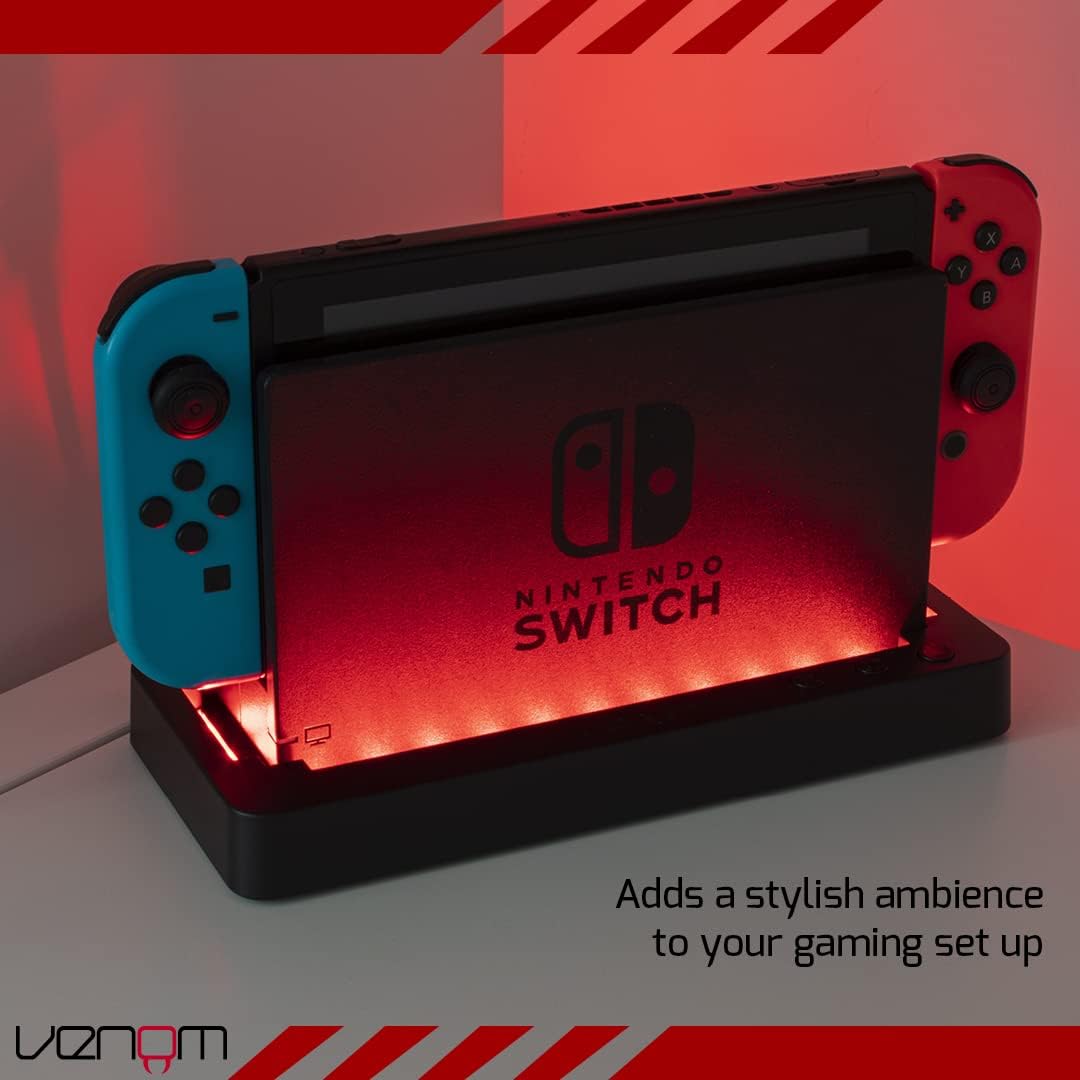 Detalle 2 de Nintendo Switch LED console stand, 7 colours