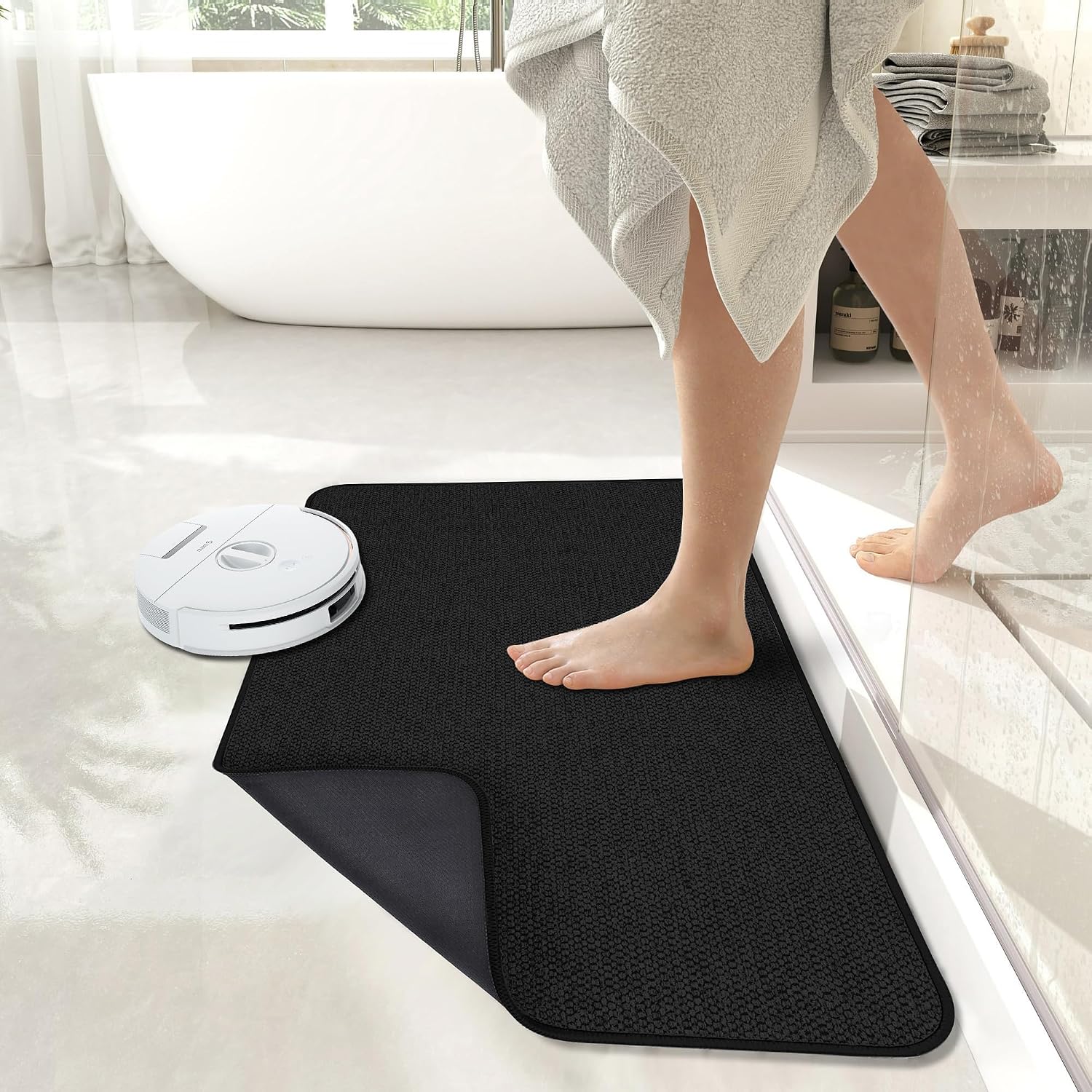 Detalle 2 de Bosap Ultra Thin Bath Mat 17 x 27 in