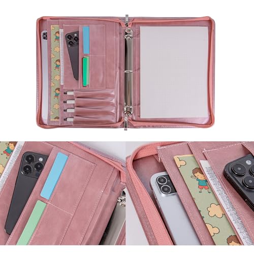 Thumbnail 7 de Leather 3-Ring Planner Binder 📒