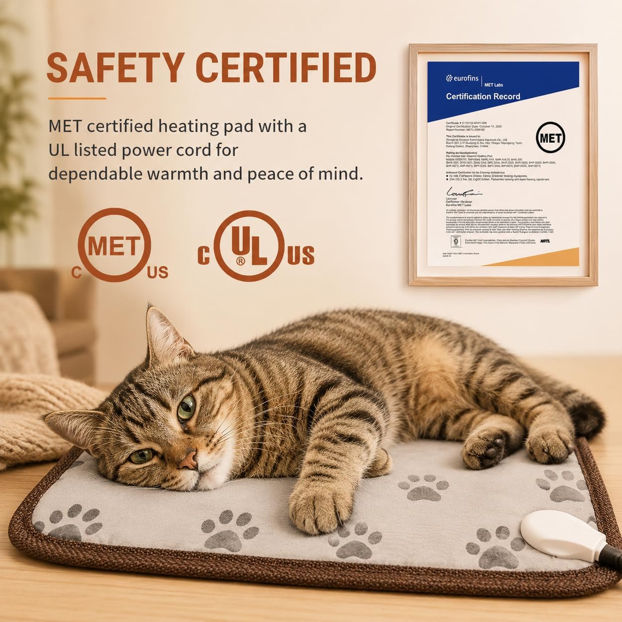 Detalle 2 de GOLOPET Dog Heating Pad 47 x 30 in