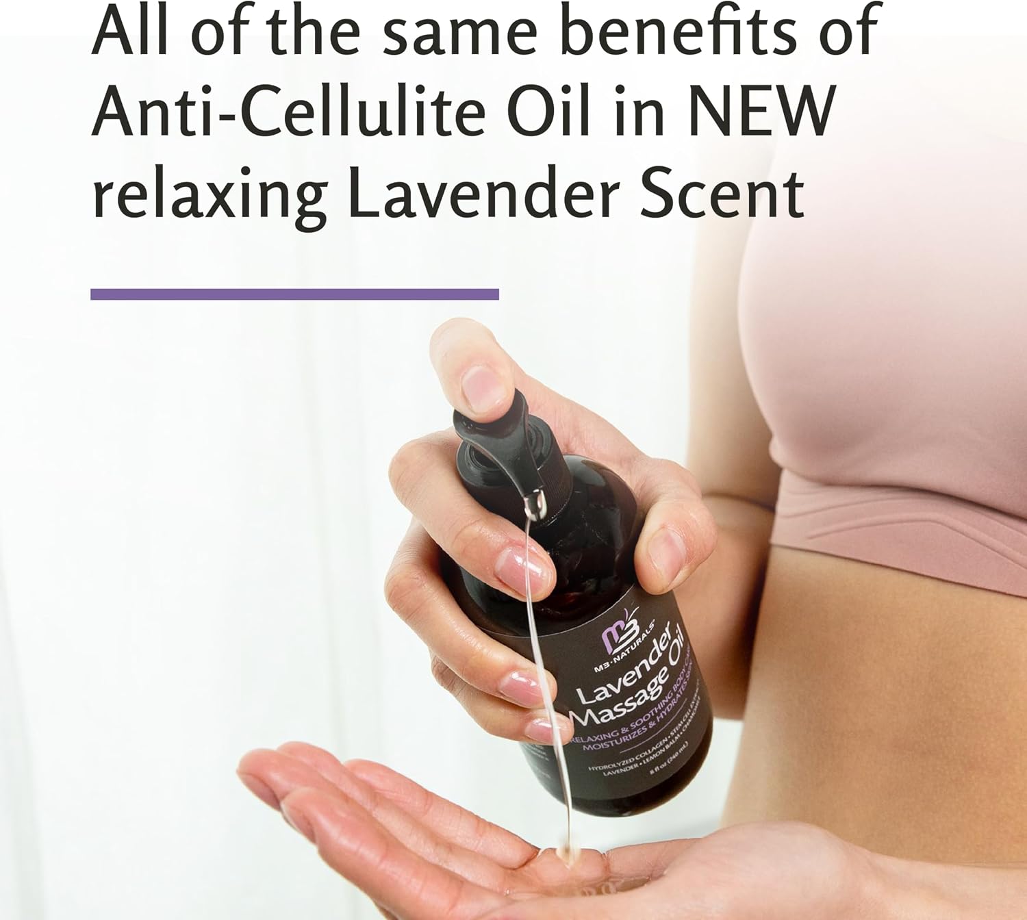 Thumbnail 5 de M3 Lavender Massage Oil 8 fl oz