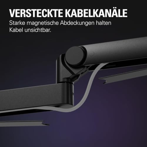 Thumbnail 6 de Elgato Wave Mic Arm Pro – Gasfeder-Mikrofonarm mit verdeckten Kabelkanälen und starker Tragfähigkeit