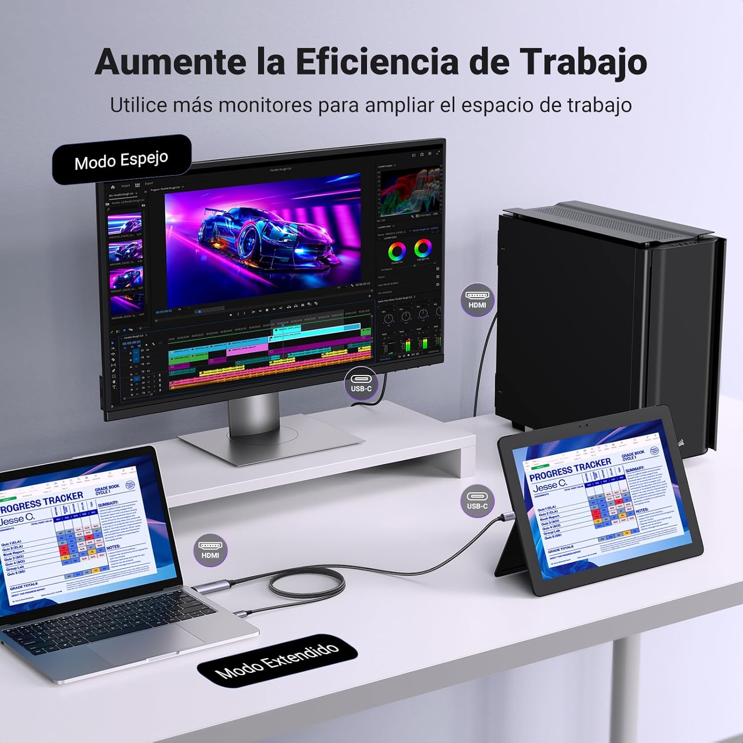 Thumbnail 4 de UGREEN Adaptador USB C a HDMI 4K 60Hz 📺