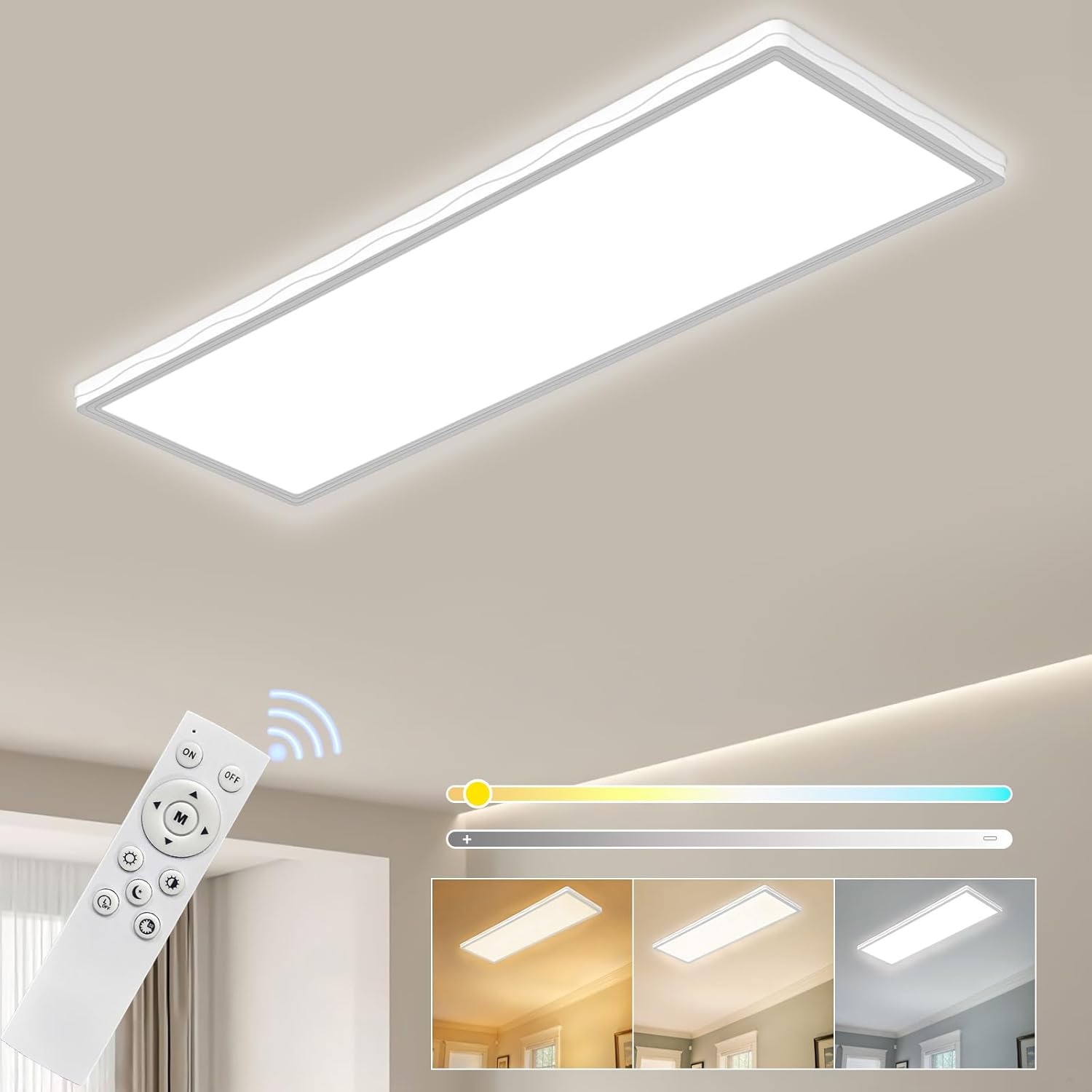 Thumbnail 1 de Bowfar LED Deckenleuchte 58 x 20 cm