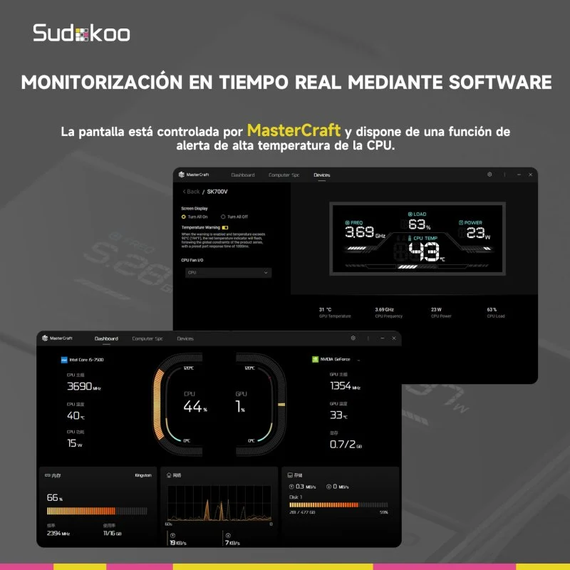 Thumbnail 2 de Sudokoo SK700V: Refrigeración de aire para Socket AM5, 220W, alto flujo y overclocking