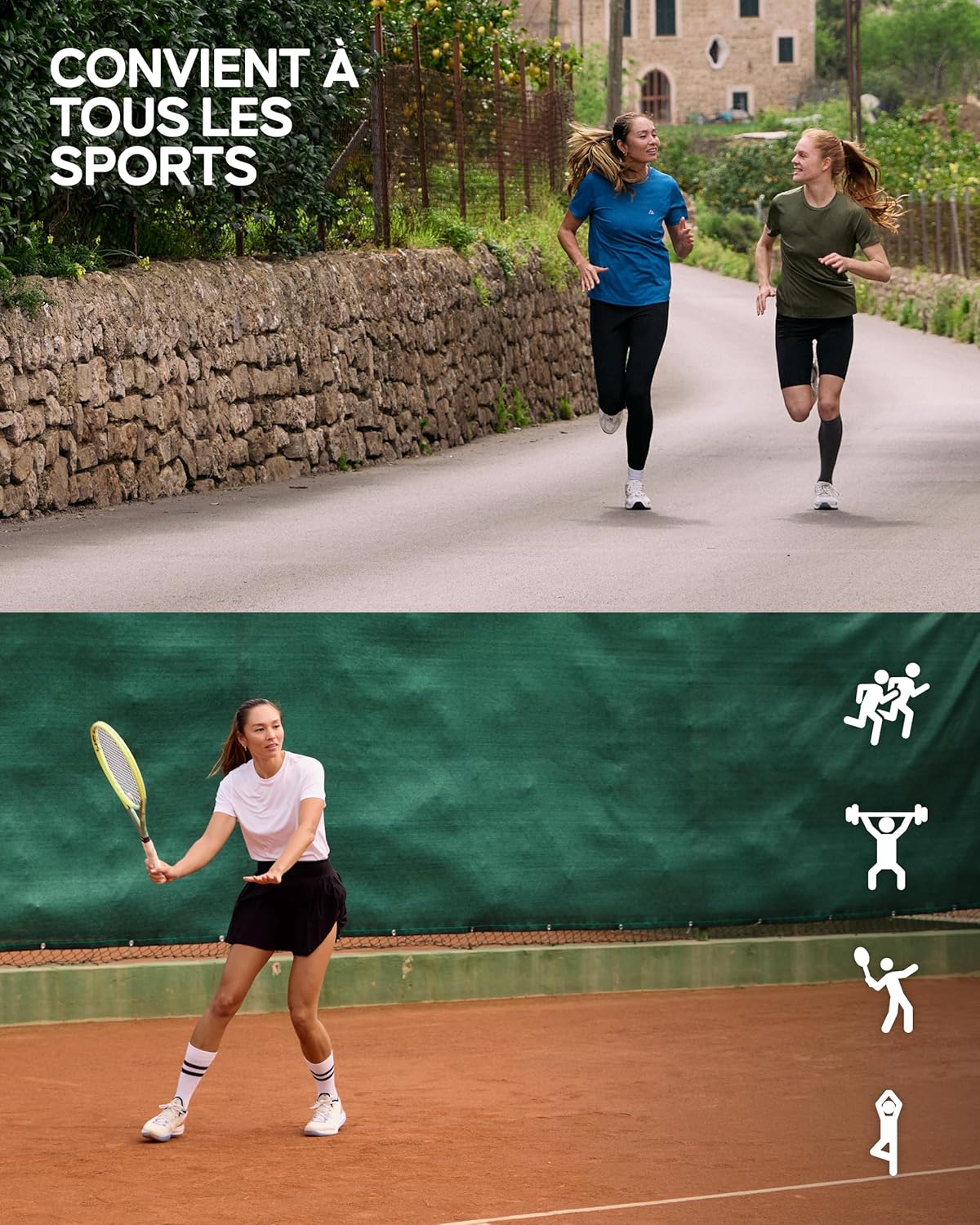 Thumbnail 3 de DANISH ENDURANCE T-shirt Sport Technique Femme – ultra respirant et léger, col rond manches courtes