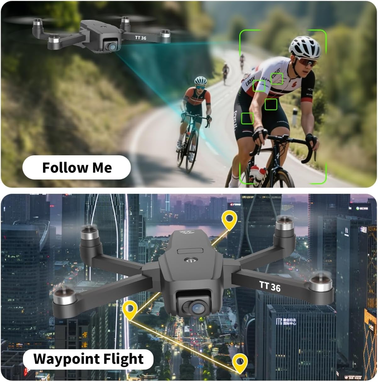 Thumbnail 3 de TTROARDS TT36 Drone GPS con Fotocamera 4K