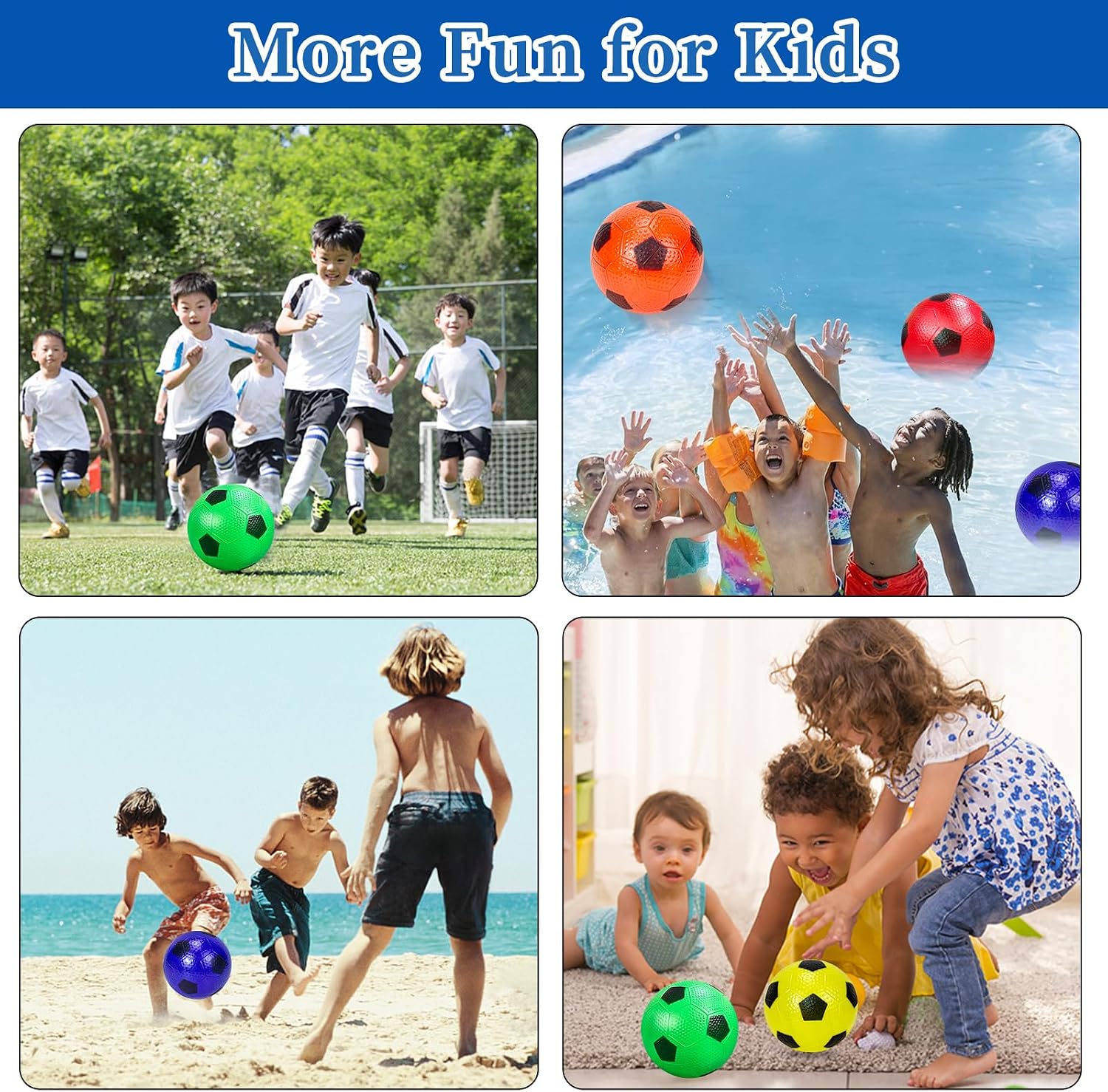 Thumbnail 6 de Ynanimery Small Foam Footballs for Kids