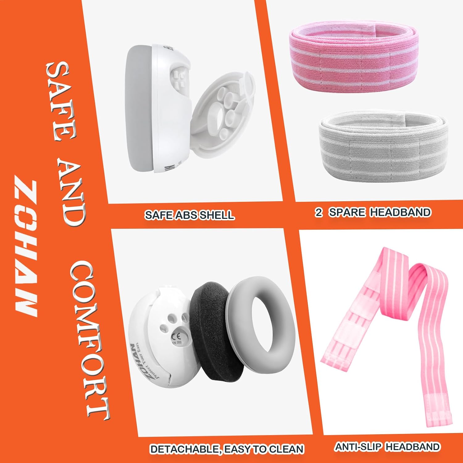 Thumbnail 3 de ZOHAN 001 Baby Ear Defenders 0-3 Months: Quiet Comfort for Sleep, Travel and Safety